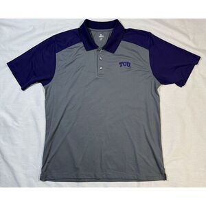 KA Knight Grey Dri-Fit‎ TCU Horned Frogs Pullover Men's Shirt Sz Extra Large